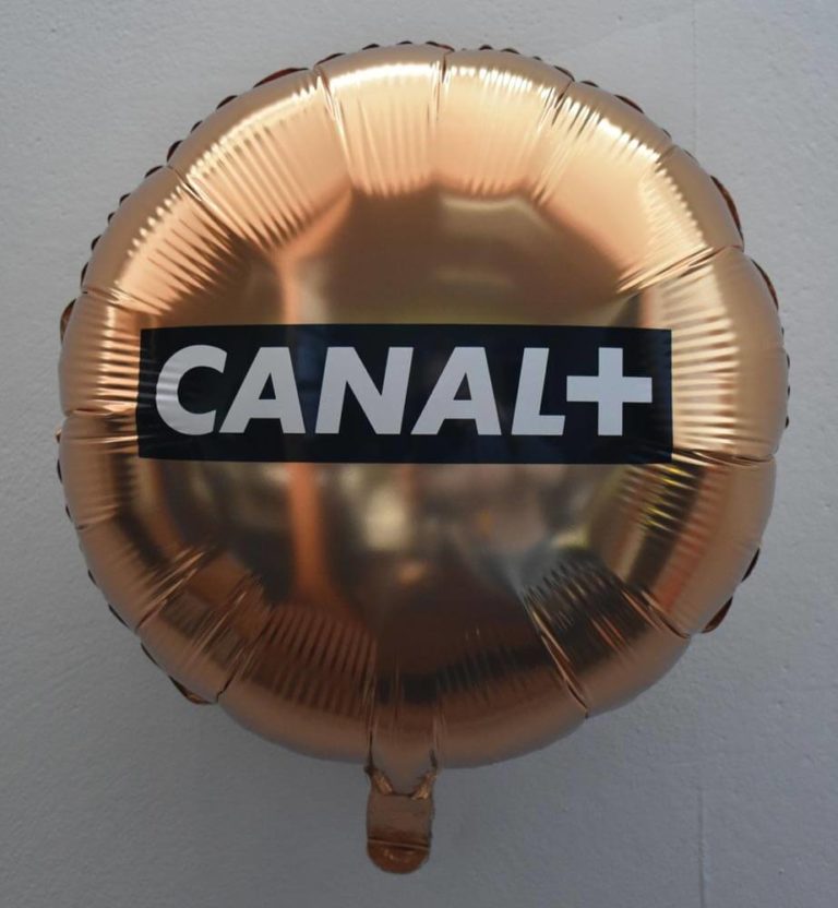 balon foliowy z nadrukiem canal plus