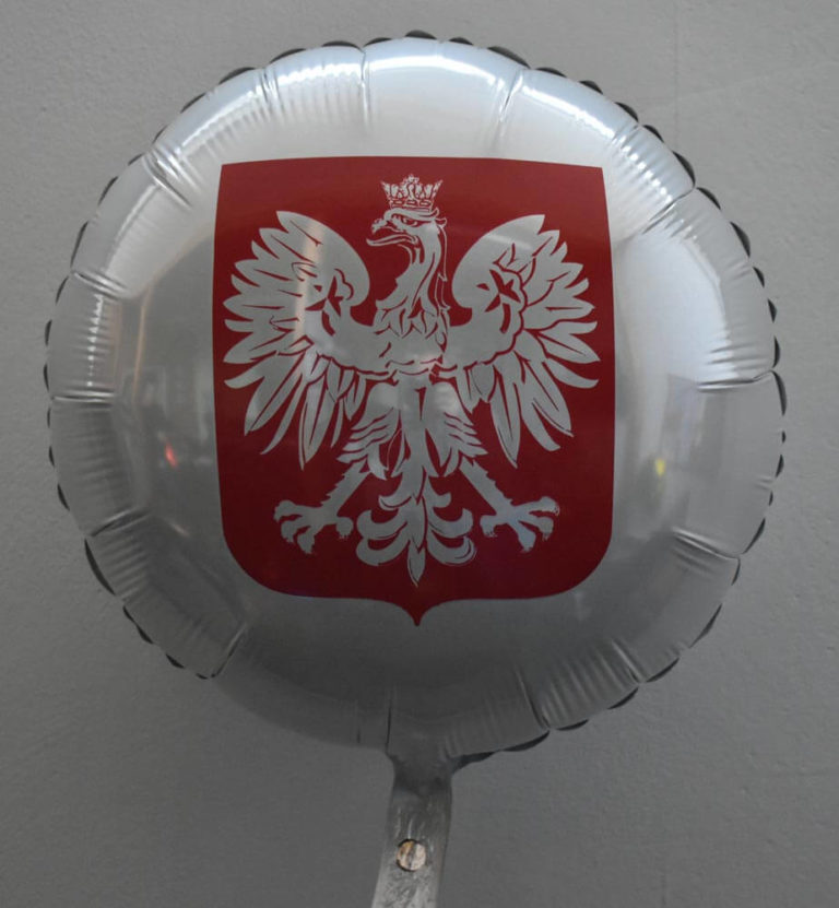 balon foliowy z nadrukiem godło polski