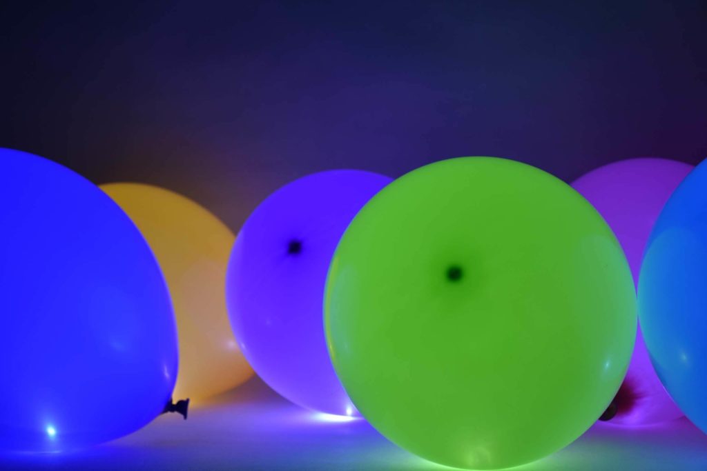 Balony z diodami LED